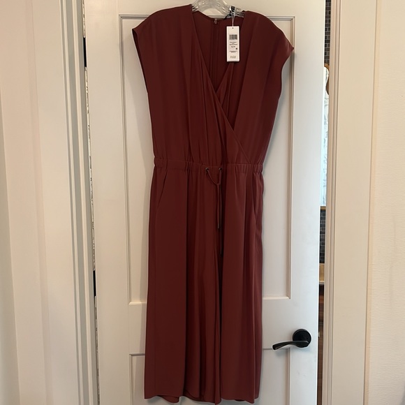 Eileen Fisher ruset wide leg jumpsuit - Picture 3 of 8